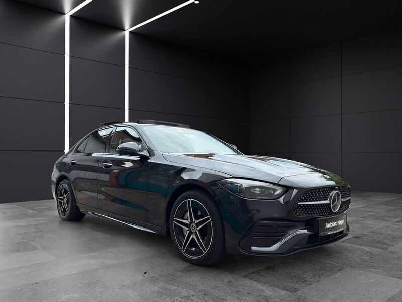 Schwarz Gebraucht 2022 Mercedes C300e Sport Limousine | 42.999 € (Teuer) - Bild 1/4