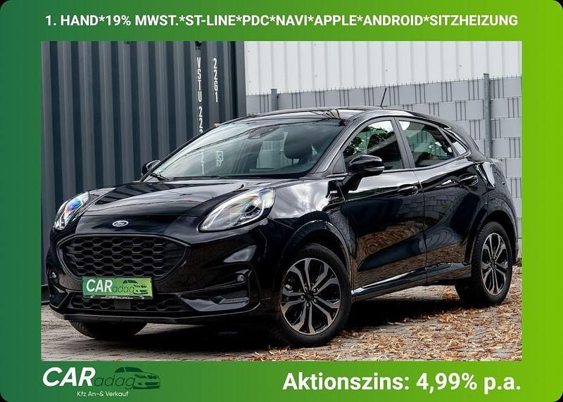 Schwarz Gebraucht 2023 Ford Puma Gen-E ST-Line SUV | 13.799 € (Superpreis) - Bild 1/4