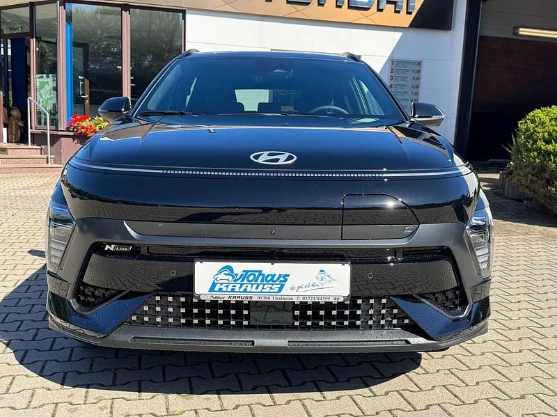 Gebraucht Hyundai Kona N Line 150 kW (204 PS) 2025 Abyss black / mic SUV