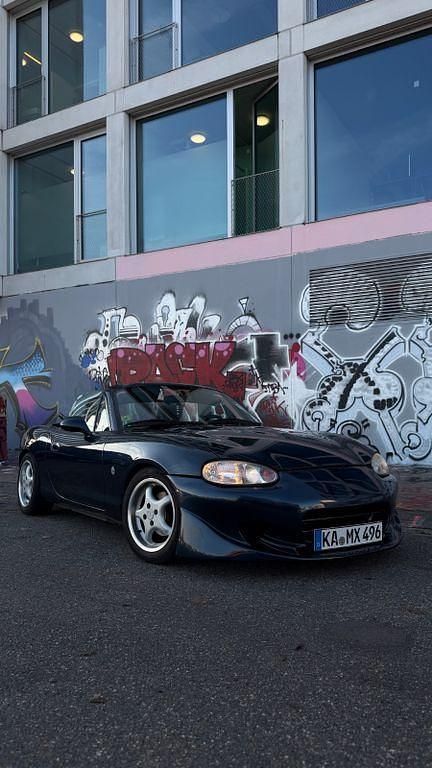 Gebraucht Mazda MX5 110 PS (80 kW) 1998 Blau Cabrio