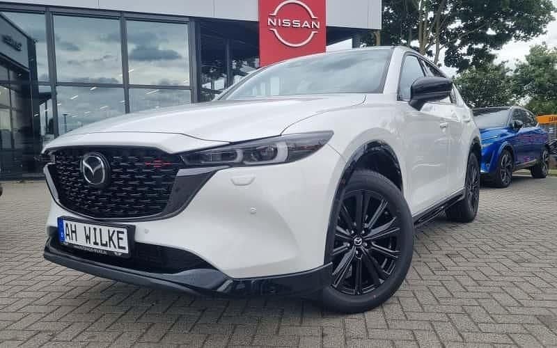 Rhodium white Gebraucht 2024 Mazda CX-5 Homura-Line SUV | 35.890 € (Superpreis) - Bild 1/4