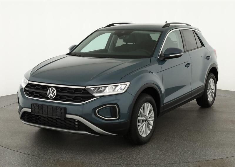 Petroleum blue metallic Neu 2025 VW T-Roc Life SUV | 31.495 € - Bild 1/4