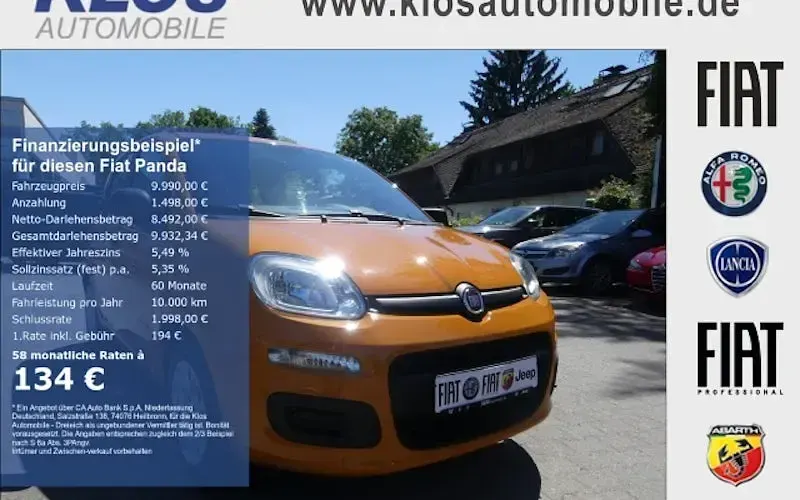 Gebraucht Fiat Panda Easy 69 PS (50 kW) 2019 Kleinwagen