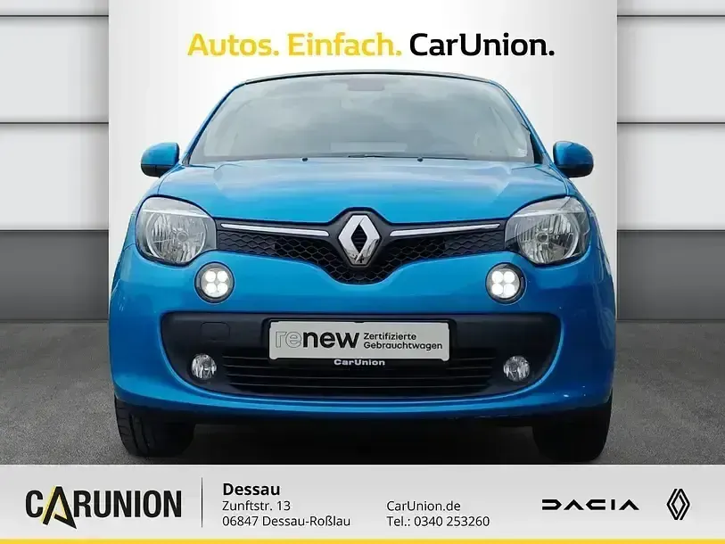 Gebraucht Renault Twingo Luxe 71 PS (52 kW) 2015 Pazifikblau Kleinwagen