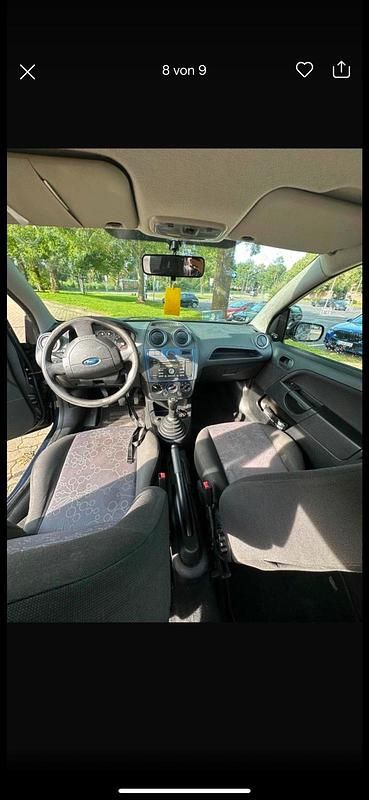 Gebraucht Ford Fiesta 90 PS (66 kW) 2007 Blau Kleinwagen