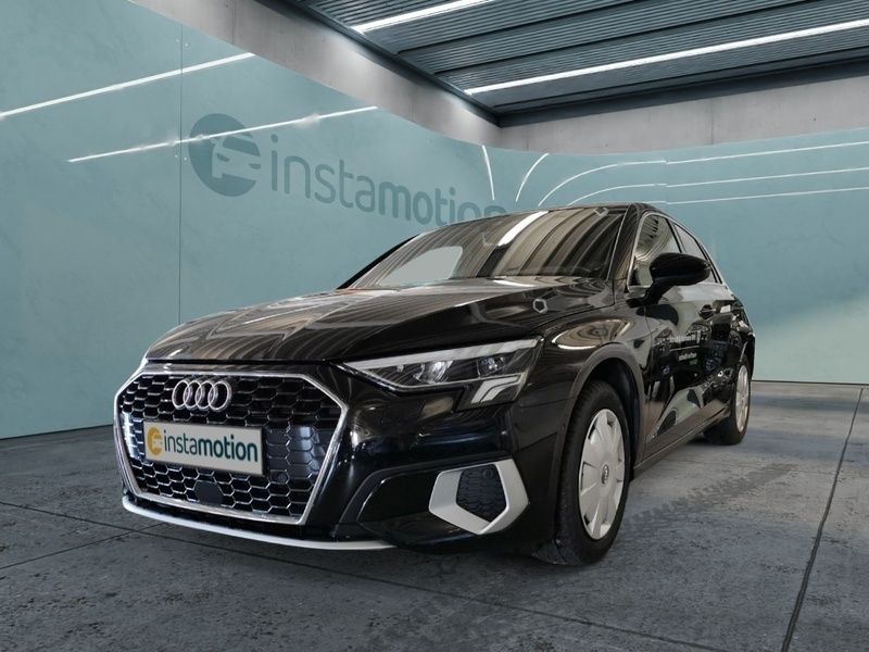 Schwarz Gebraucht 2023 Audi A3 Sportback Advanced Plus Limousine | 27.980 € (Guter Preis) - Bild 1/4