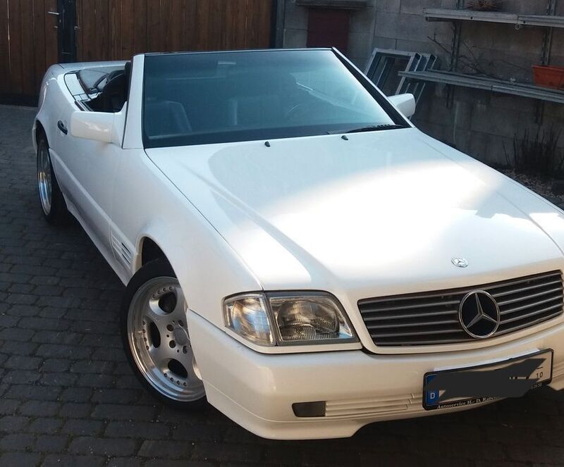 Gebraucht Mercedes SL280 193 PS (141 kW) 1995 Weiß Cabrio