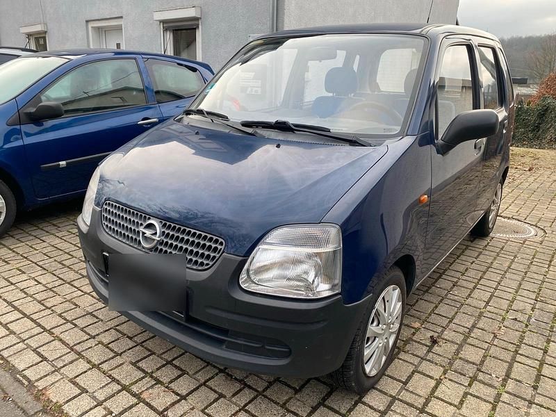 Blau Gebraucht 2001 Opel Agila Kleinwagen | 999 € (Fairer Preis) - Bild 1/4