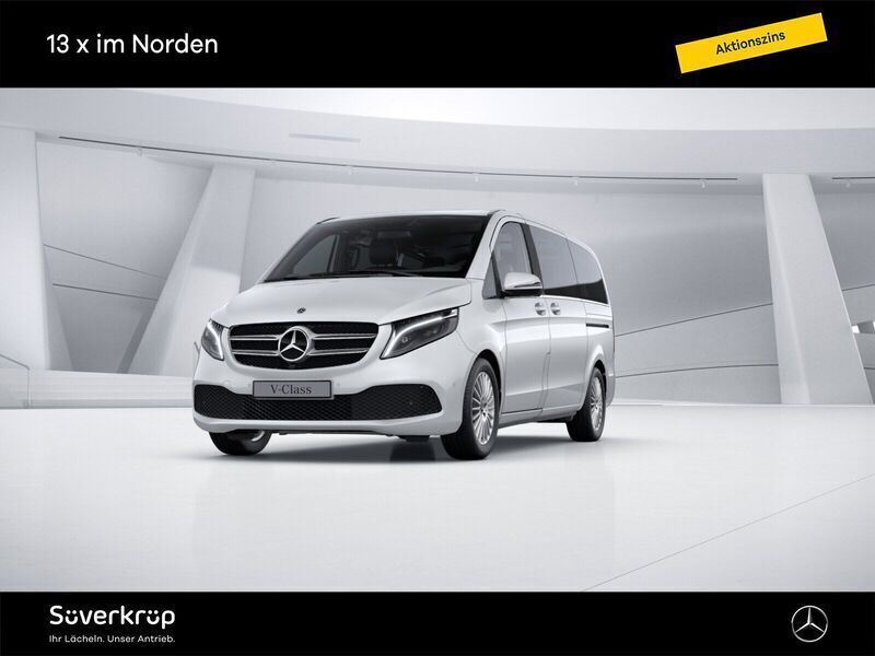 Weiß Gebraucht 2023 Mercedes V300 Avantgarde Edition Van / Kleinbus | 61.890 € (Superpreis) - Bild 1/4