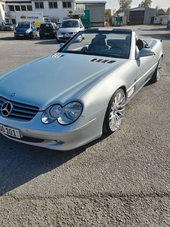 Gebraucht Mercedes SL320 231 PS (169 kW) 1995 Blau Cabrio
