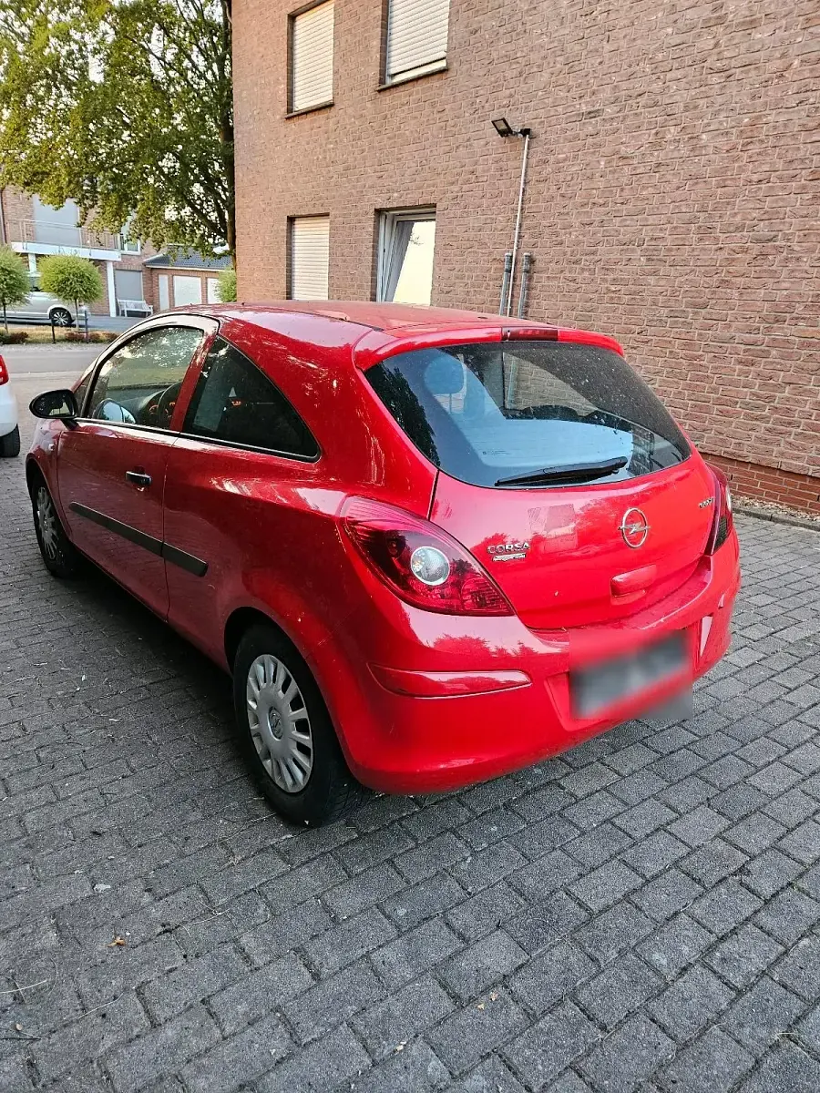 Gebraucht Opel Corsa 60 PS (44 kW) 2009 Rot Kleinwagen