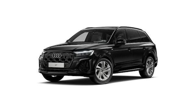 Mythosschwarz metallic Gebraucht 2025 Audi Q7 S-Line SUV | 70.890 € (Guter Preis) - Bild 1/4