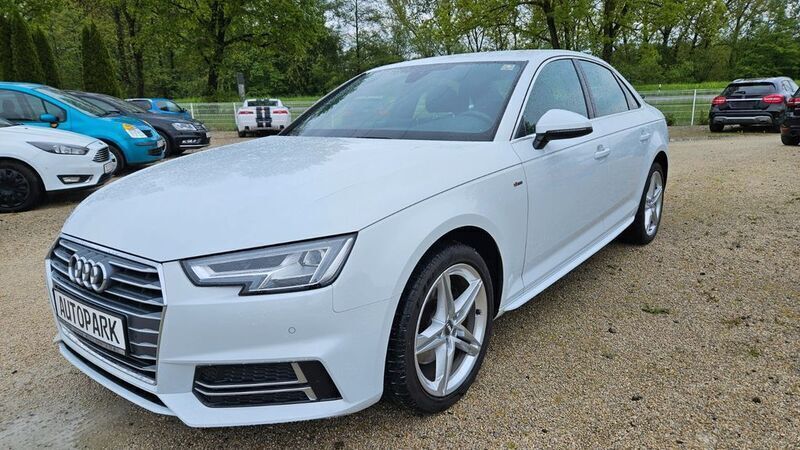 Weiß Gebraucht 2018 Audi A4 S-Line Limousine | 22.990 € (Etwas zu teuer) - Bild 1/4