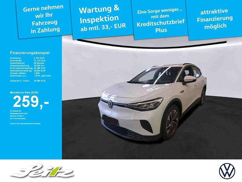 Weiß Gebraucht 2022 VW ID.4 Pro Performance SUV | 30.999 € (Guter Preis) - Bild 1/3