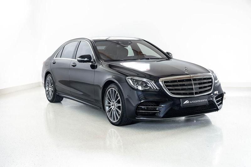 Blau Gebraucht 2019 Mercedes S560 AMG Limousine | 46.990 € - Bild 1/4