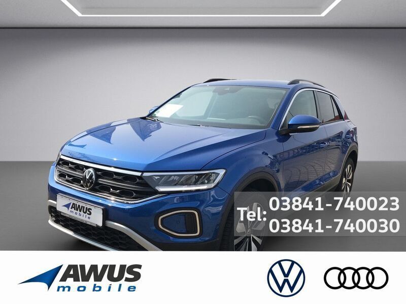 Blau / ravennablau (metallic) Gebraucht 2023 VW T-Roc Move SUV | 26.990 € (Fairer Preis) - Bild 1/4