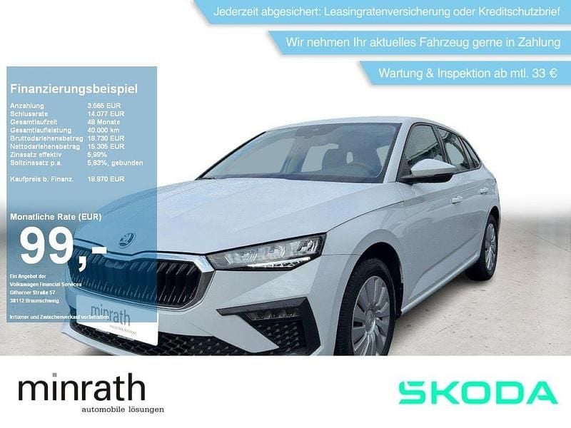 Weiß Gebraucht 2025 Skoda Scala Essence Kleinwagen | 18.870 € (Superpreis) - Bild 1/4
