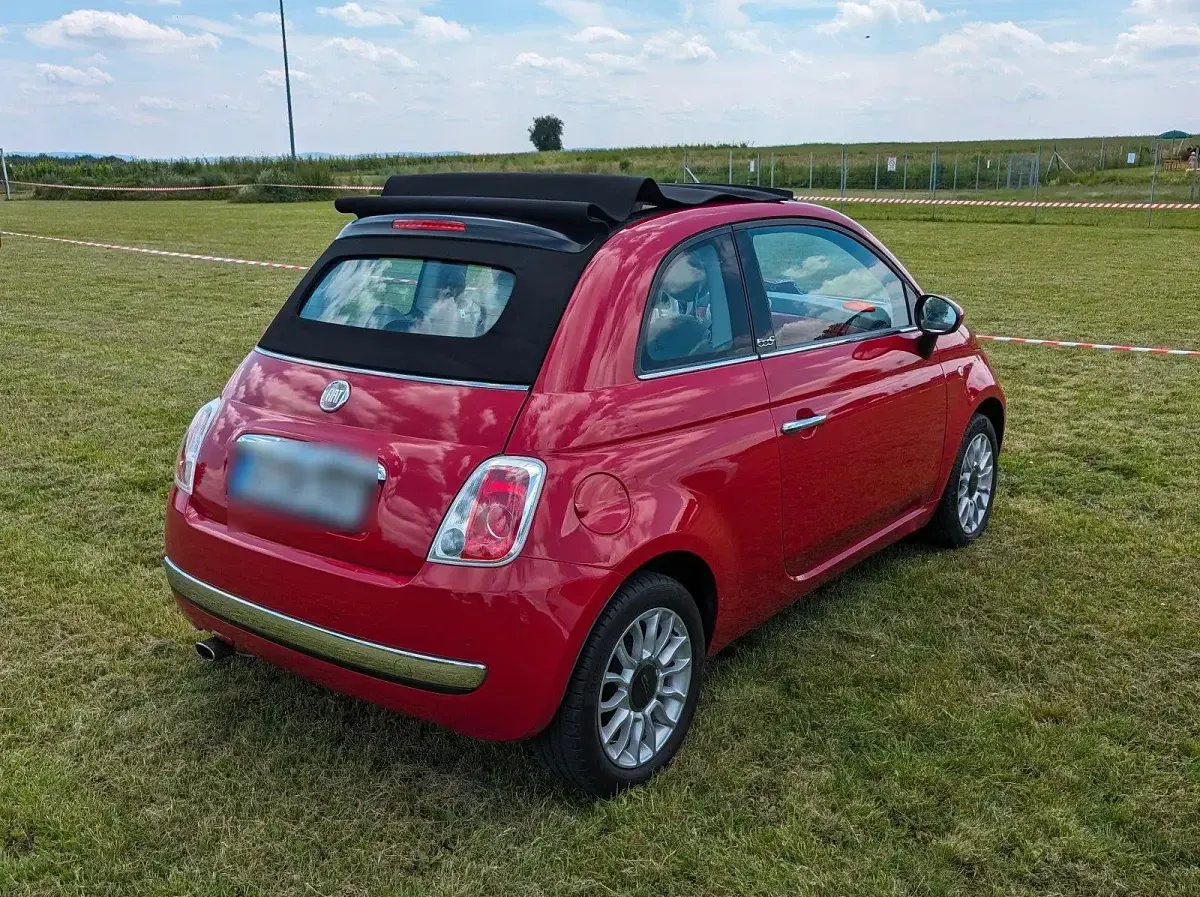 Gebraucht Fiat 500C Lounge 69 PS (50 kW) 2010 Rot Cabrio
