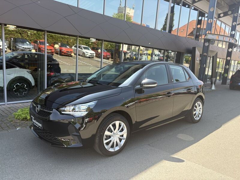 Schwarz Gebraucht 2022 Opel Corsa-e Edition Kleinwagen | 16.450 € (Guter Preis) - Bild 1/4