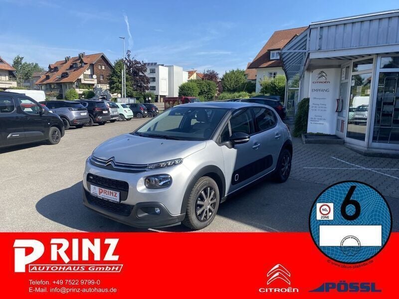 Grau Gebraucht 2017 Citroën C3 PureTech Kleinwagen | 9.690 € (Guter Preis) - Bild 1/4