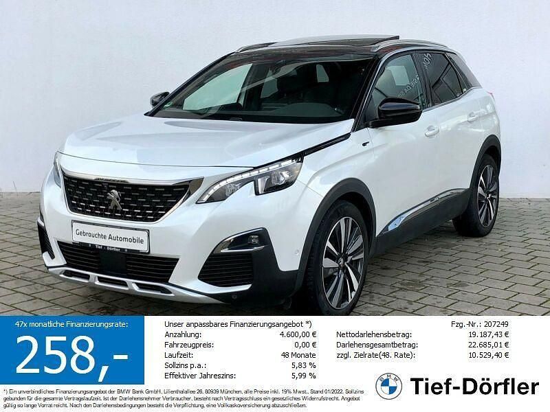 Weiß Gebraucht 2020 Peugeot 3008 GT Van / Kleinbus | 22.890 € (Fairer Preis) - Bild 1/4