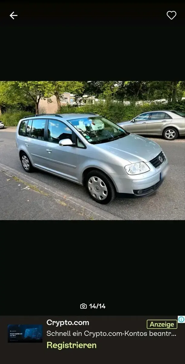 Gebraucht VW Touran 115 PS (84 kW) 2006 Silber Van / Kleinbus