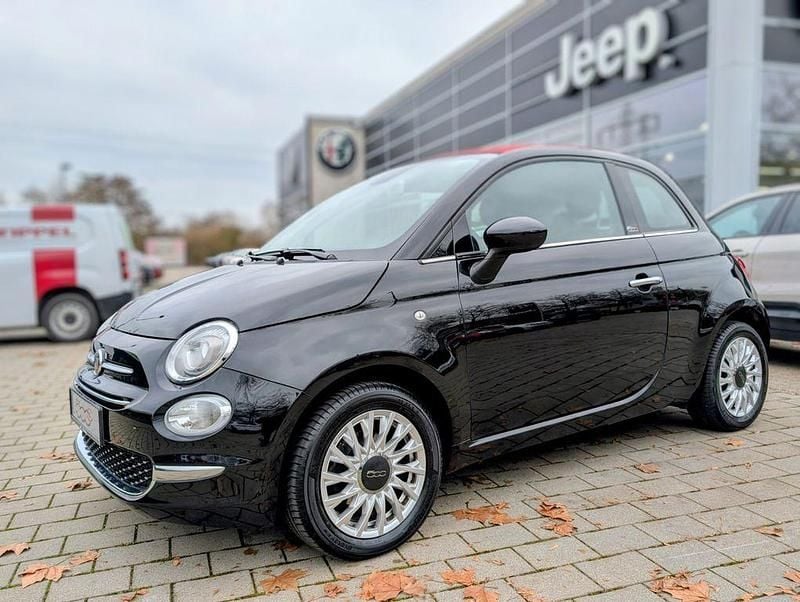 Schwarz Gebraucht 2019 Fiat 500 Lounge Cabrio | 10.990 € (Fairer Preis) - Bild 1/4