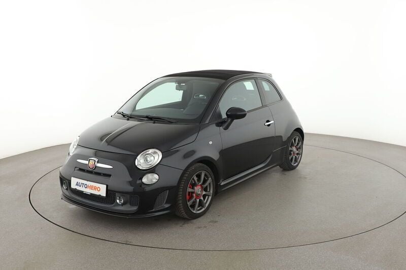 Schwarz Gebraucht 2015 Abarth 595C Turismo Cabrio | 12.680 € (Guter Preis) - Bild 1/4