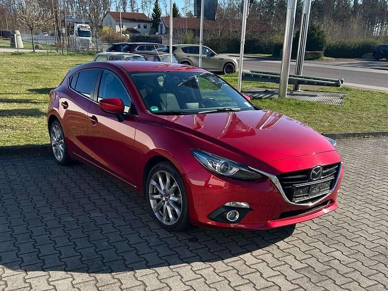 Gebraucht Mazda 3 Sports-Line 165 PS (121 kW) 2014 Rubinrot metallic Kleinwagen