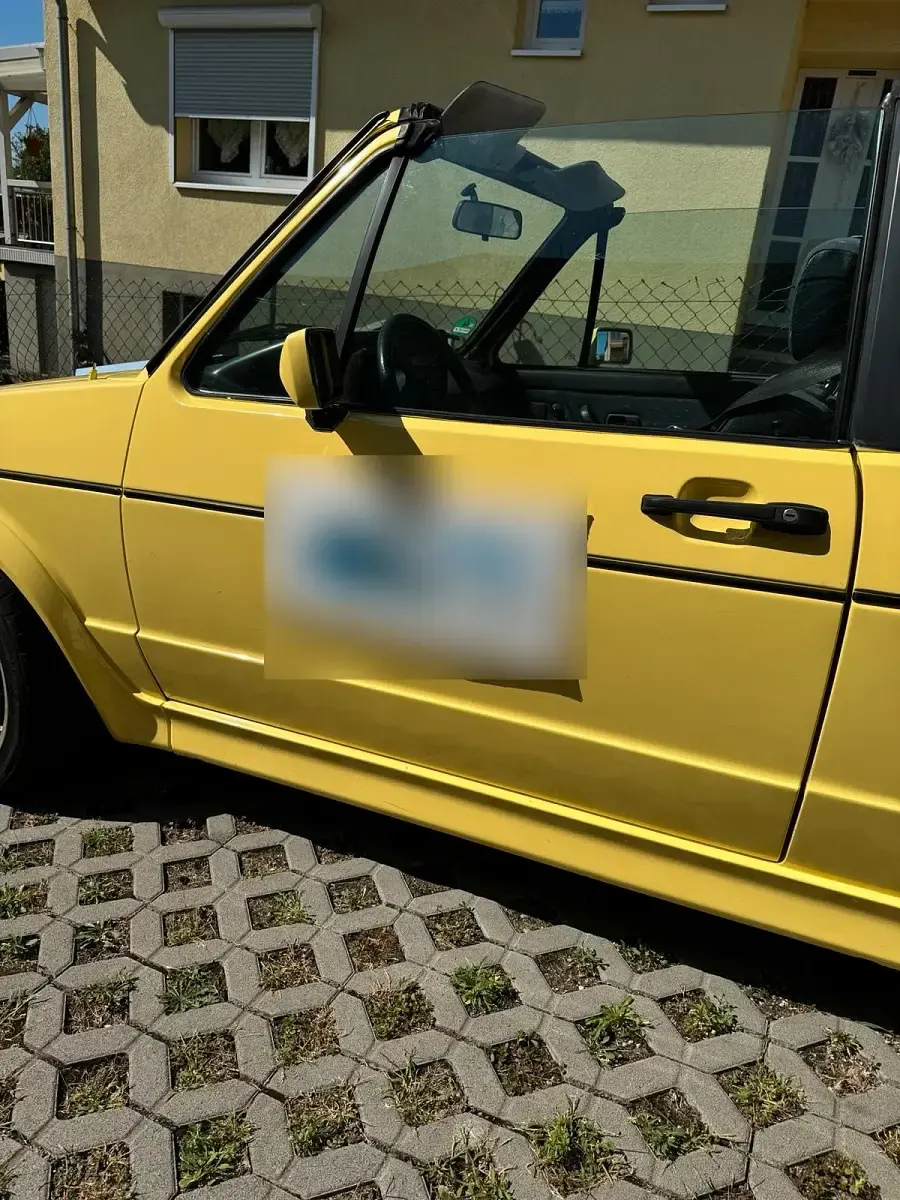 Gebraucht VW Golf Cabriolet 98 PS (72 kW) 1992 Gelb Cabrio