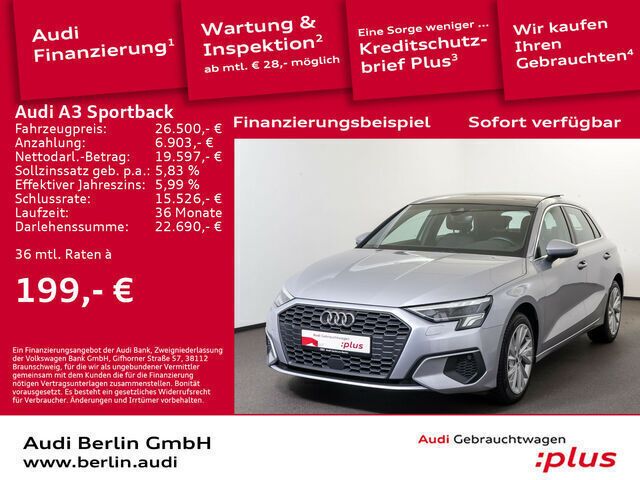 Gebraucht Audi A3 Ambiente 150 PS (110 kW) 2021 Florettsilber metallic Limousine