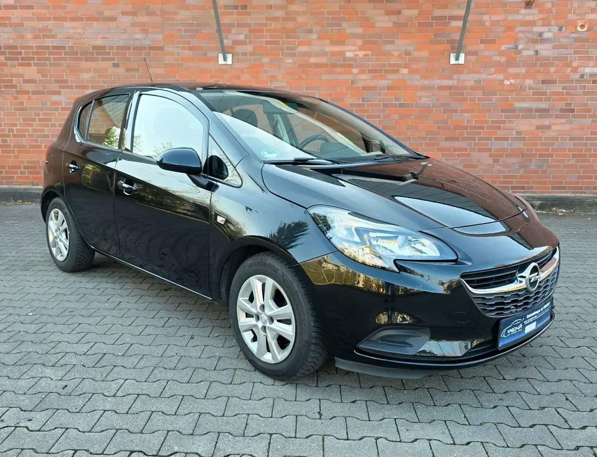 Gebraucht Opel Corsa Edition 90 PS (66 kW) 2017 Schwarz Kleinwagen