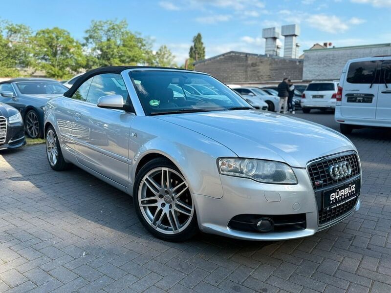 Lichtsilber metallic Gebraucht 2009 Audi A4 Cabriolet S-Line Cabrio | 5.300 € (Guter Preis) - Bild 1/4