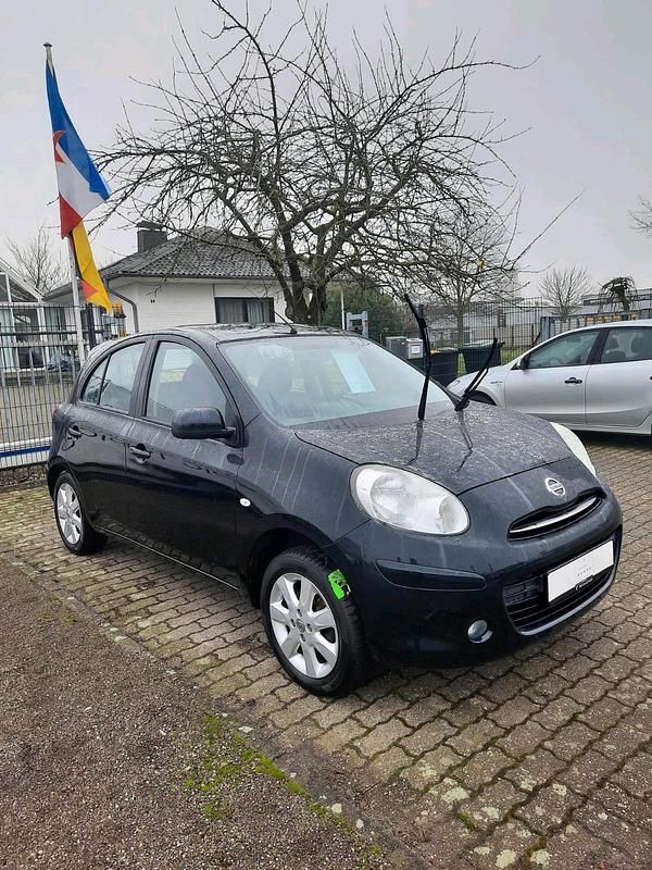Schwarz Gebraucht 2013 Nissan Micra Acenta Kleinwagen | 5.999 € (Fairer Preis) - Bild 1/4