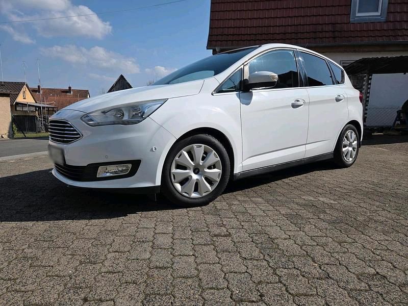Gebraucht Ford C-MAX Titanium 125 PS (91 kW) 2016 Weiß Van / Kleinbus