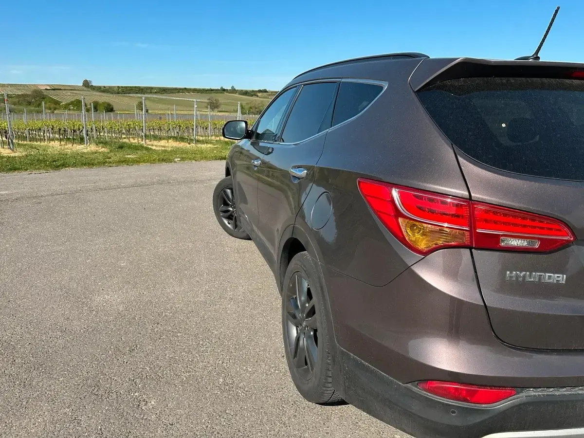 Gebraucht Hyundai Santa Fe Premium 197 PS (144 kW) 2014 Braun SUV