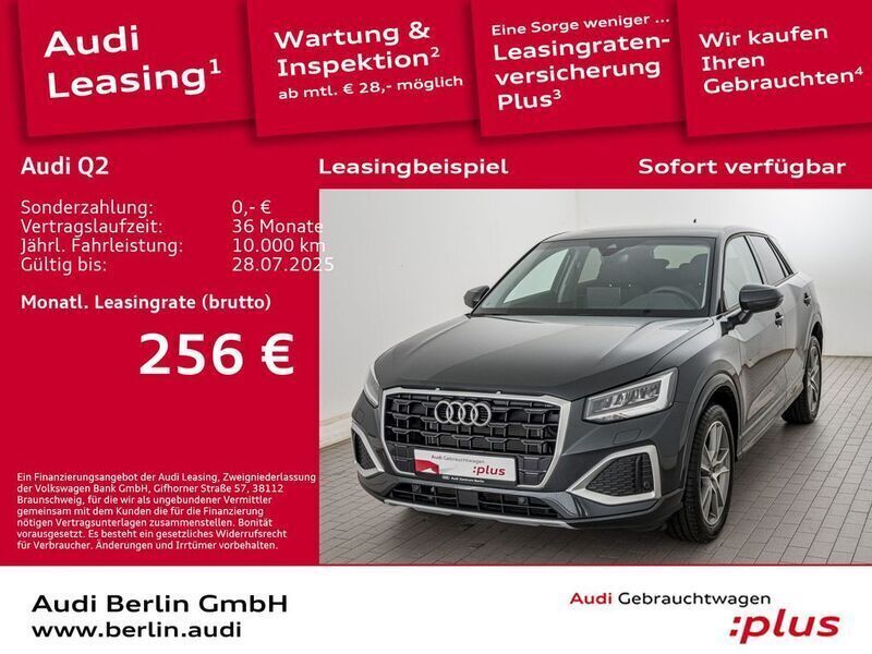 Manhattangrau metallic Gebraucht 2024 Audi Q2 Advanced Plus SUV | 28.900 € (Etwas zu teuer) - Bild 1/3