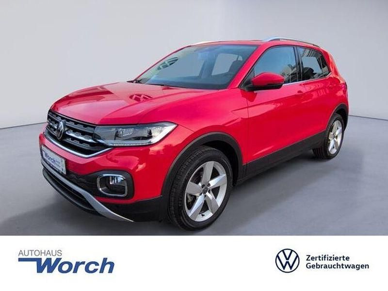 Rot Gebraucht 2021 VW T-Cross Style SUV | 17.489 € (Guter Preis) - Bild 1/4