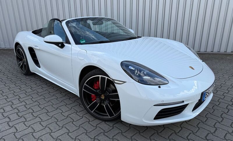 Pure white Gebraucht 2016 Porsche Boxster S Cabrio | 56.490 € (Etwas zu teuer) - Bild 1/4