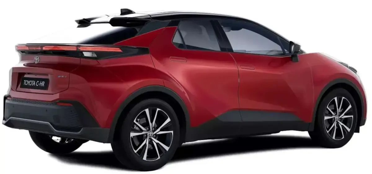 Neu Toyota C-HR 140 PS (102 kW) 2025 Karminarot metallic / dach SUV