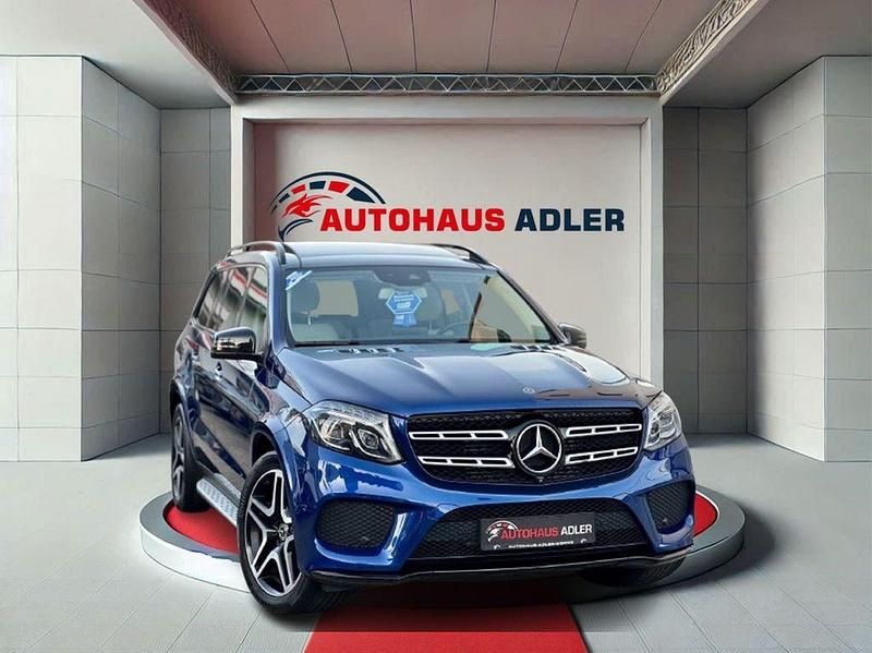 Blau Gebraucht 2017 Mercedes GLS350 AMG line SUV | 51.990 € (Etwas zu teuer) - Bild 1/4