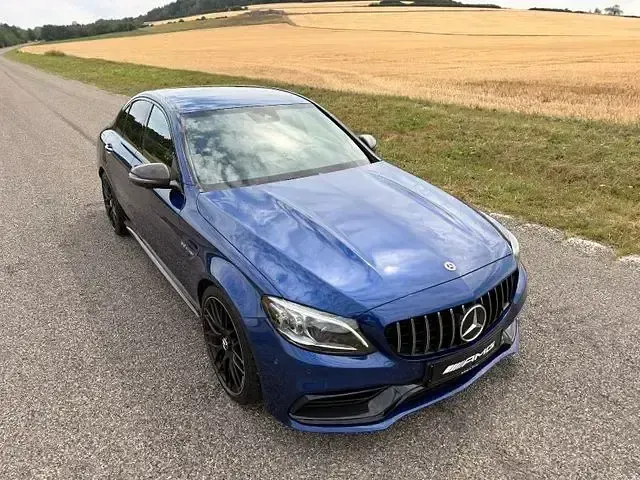 Gebraucht Mercedes C63S AMG AMG 510 PS (375 kW) 2021 Manufaktur brillantblau  meta Limousine