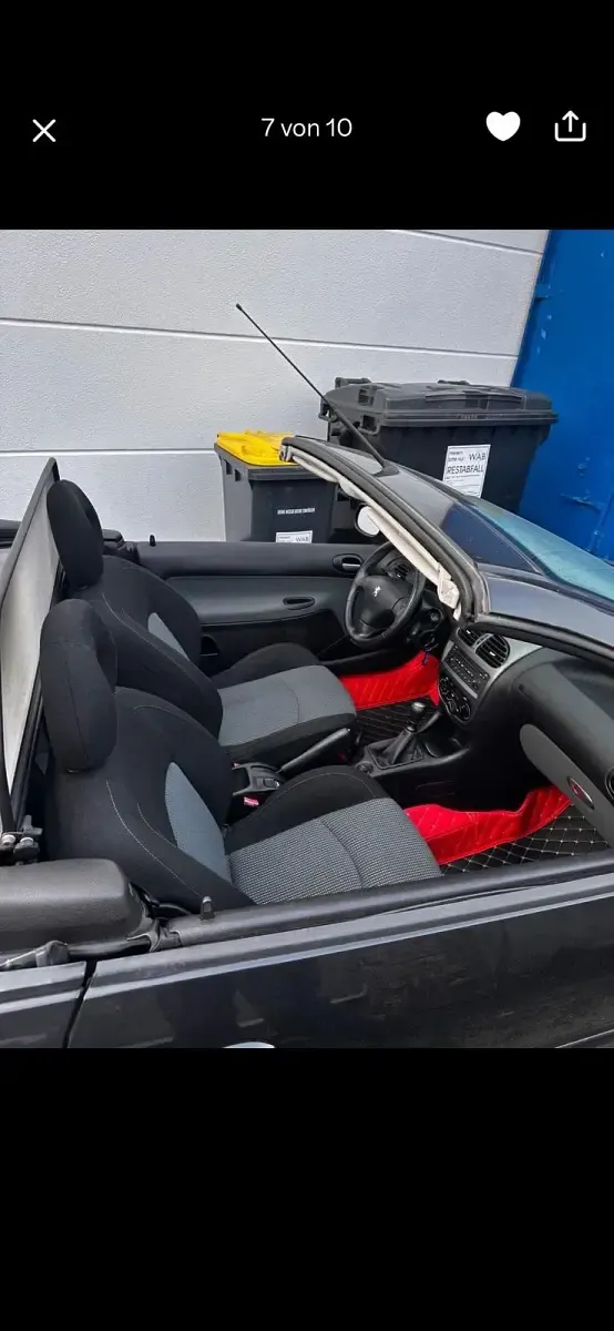 Gebraucht Peugeot 206 2009 Schwarz Coupé