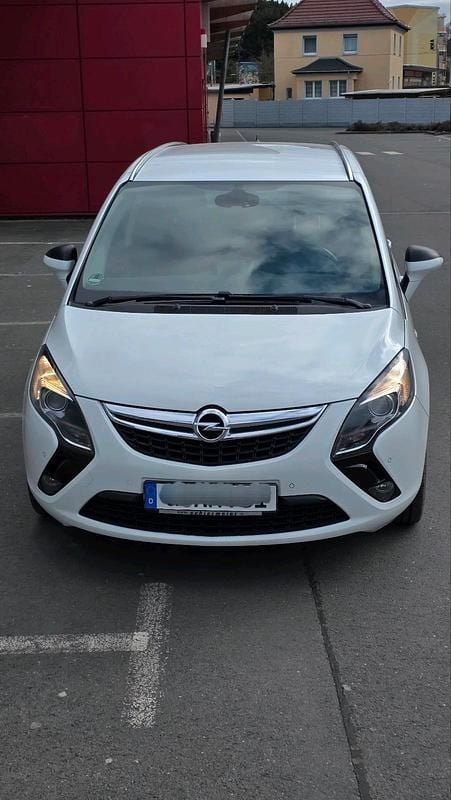 Gebraucht Opel Zafira Tourer 138 PS (101 kW) 2014 Weiß Van / Kleinbus