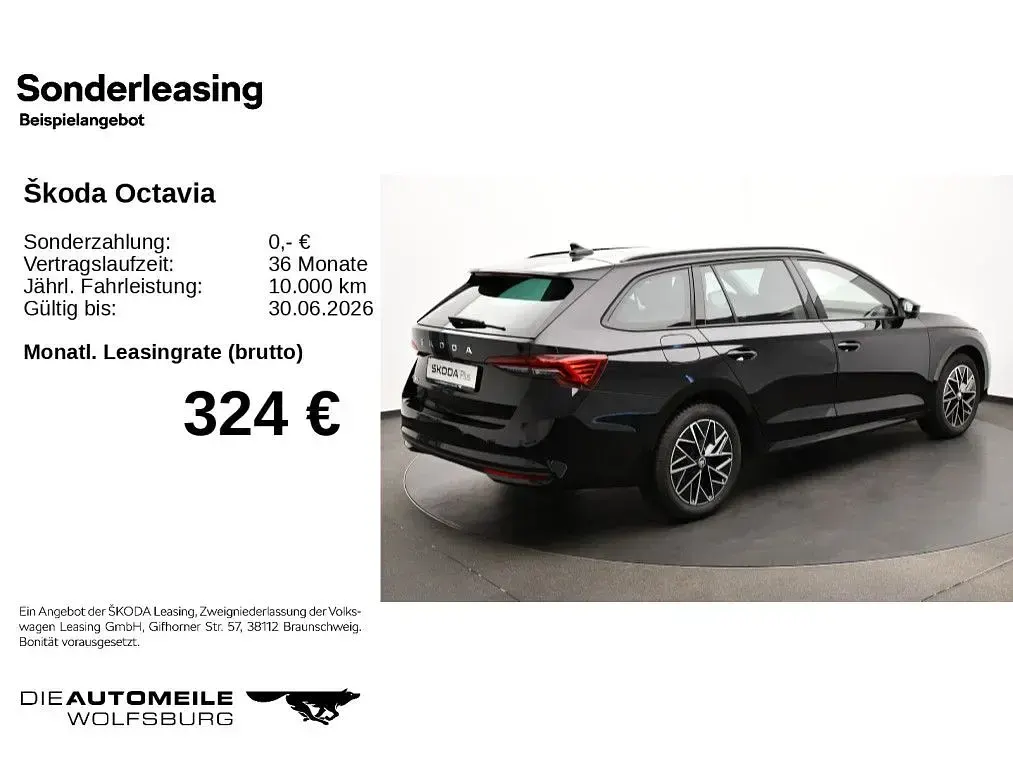 Gebraucht Skoda Octavia Selection 150 PS (110 kW) 2024 Schwarzmagic perleffekt Kombi