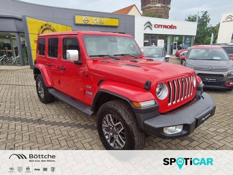 Firecracker red c/c Gebraucht 2021 Jeep Wrangler Sahara SUV | 46.940 € (Guter Preis) - Bild 1/4