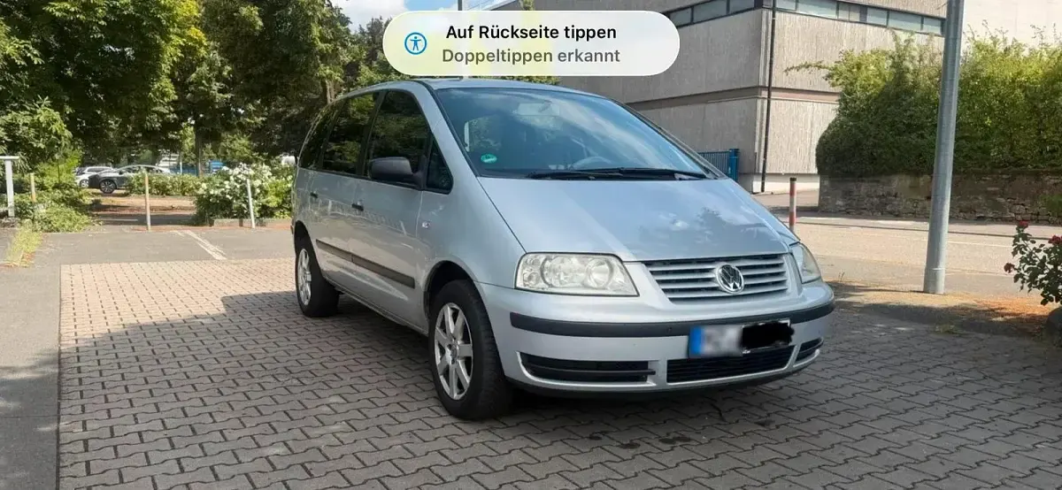 Gebraucht VW Sharan 115 PS (84 kW) 2003 Silber Van / Kleinbus
