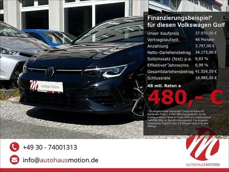 Schwarz Gebraucht 2022 VW Golf VIII R Limousine | 37.970 € (Etwas zu teuer) - Bild 1/4