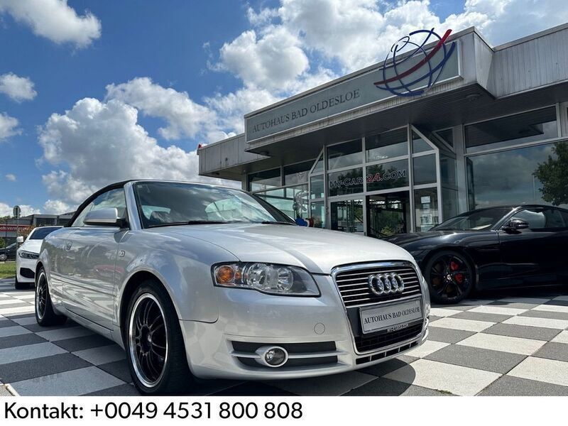 Silber Gebraucht 2008 Audi A4 Cabriolet Cabrio | 9.985 € (Teuer) - Bild 1/4