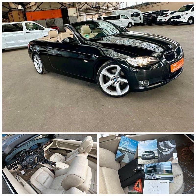 Schwarz Gebraucht 2009 BMW 320 Cabriolet Comfort Edition Cabrio | 8.950 € (Guter Preis) - Bild 1/3